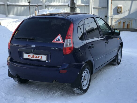 2012 Lada (ВАЗ) Kalina I, синий - вид 5