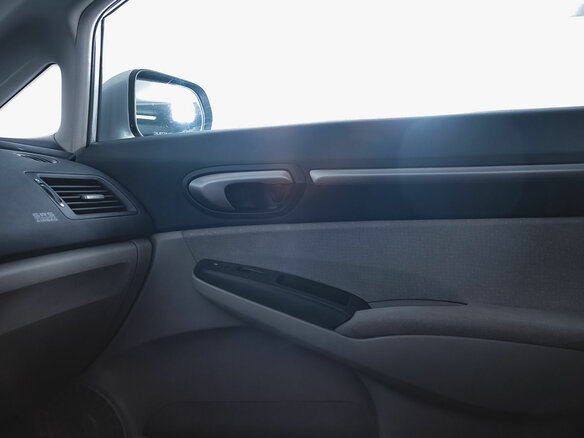 2007 Honda Civic Hybrid VIII, серебристый - вид 13