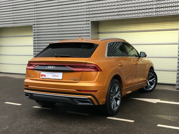 2018 Audi Q8 55 TFSI I (4M), оранжевый - вид 5