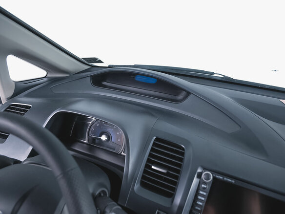 2007 Honda Civic Hybrid VIII, серебристый - вид 14