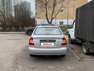 2008 Hyundai Accent ТагАЗ II, серебристый, 410000 рублей, вид 2