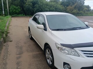 2012 Toyota Corolla X (E140, E150) Рестайлинг, белый, 1250000 рублей, вид 1