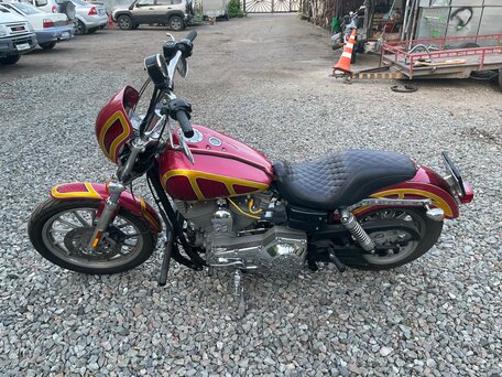 2005 Harley-Davidson Dyna Super Glide, красный, 690000 рублей, вид 1