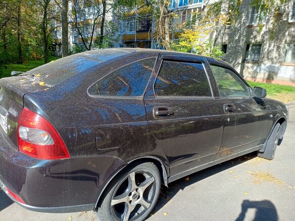 2008 Lada (ВАЗ) Priora I, зелёный, 250000 рублей - вид 1