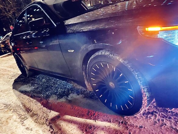 2008 BMW 5 серии 525xi V (E60/E61) Рестайлинг, чёрный