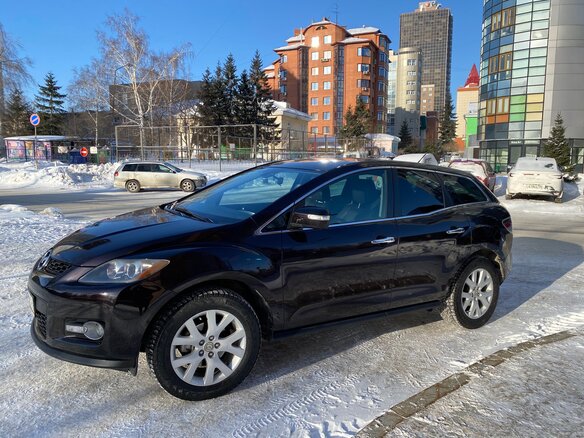 2008 Mazda CX-7 I, чёрный