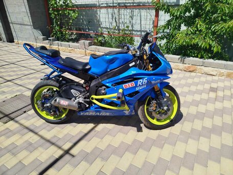 2006 Yamaha YZF-R6, синий, 450000 рублей, вид 2