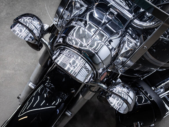 2003 Harley-Davidson Road King, чёрный, 1400000 рублей - вид 12