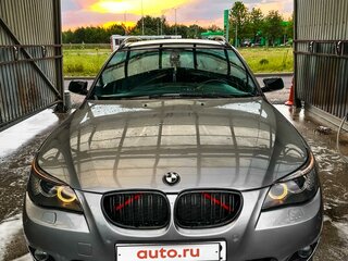 2005 BMW 5 серии 525d V (E60/E61), серебристый, 1100000 рублей, вид 2