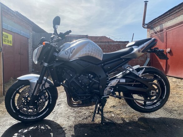2008 Yamaha FZ1, серебристый, 480000 рублей - вид 6