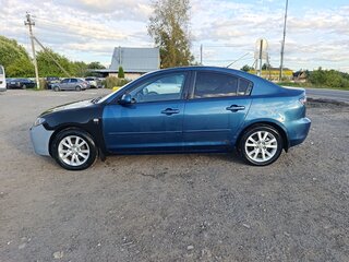 2006 Mazda 3 I (BK) Рестайлинг, синий, 350000 рублей, вид 4