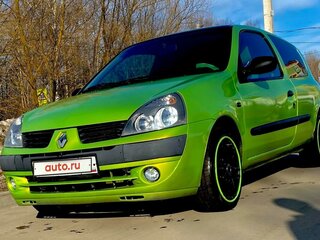 2004 Renault Clio II Рестайлинг 2, зелёный, 410000 рублей, вид 1