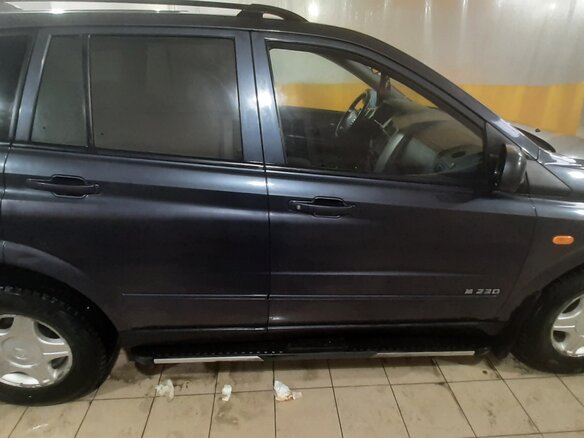 2007 SsangYong Kyron I Рестайлинг, синий - вид 4