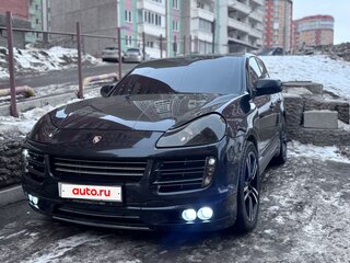 2008 Porsche Cayenne S I Рестайлинг (957), чёрный, 1550000 рублей, вид 5