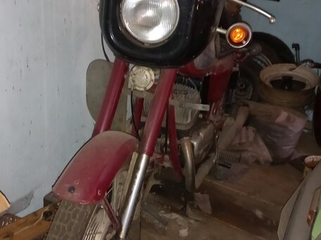1977 Jawa 350/634, красный, 250000 рублей, вид 4