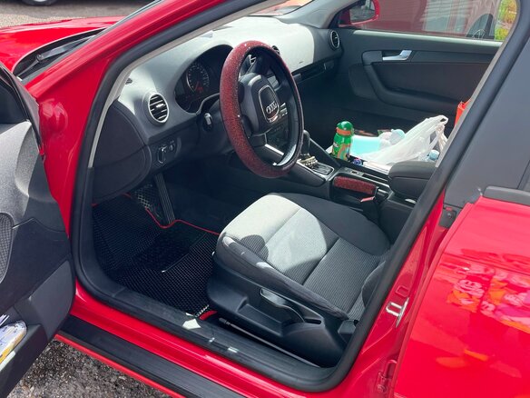 2007 Audi A3 II (8P) Рестайлинг 1, красный, 850000 рублей