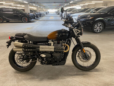 2024 Triumph Scrambler, чёрный, 1050000 рублей, вид 1