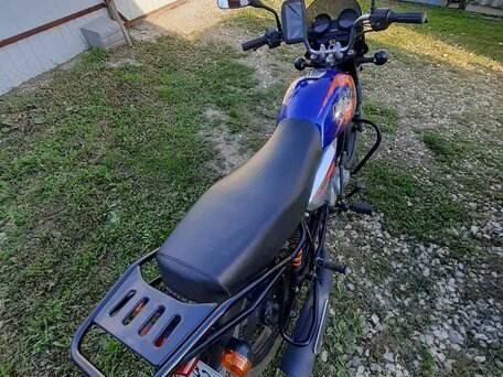 2019 Bajaj Boxer BM 125, синий, 100000 рублей, вид 4