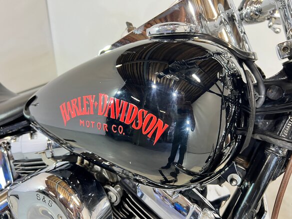 2000 Harley-Davidson Springer Softail, чёрный - вид 16