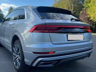 2018 Audi Q8 50 TDI I (4M), серебристый, 5200000 рублей, вид 4