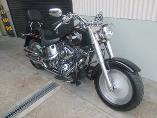 2005 Harley-Davidson Fat Boy, чёрный, 889000 рублей, вид 3