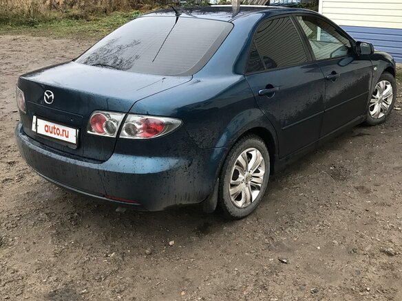 2006 Mazda 6 I (GG) Рестайлинг, синий - вид 6