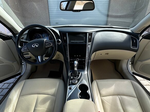2014 Infiniti Q50 I, белый, 1780000 рублей - вид 9