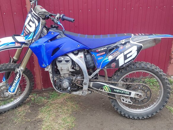 2008 Yamaha YZ450F, синий, 260000 рублей - вид 3