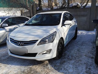 2014 Hyundai Solaris I, белый, 1090000 рублей, вид 1