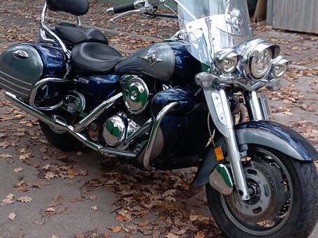 2008 Kawasaki VN1600 Vulcan, синий, 520000 рублей, вид 1