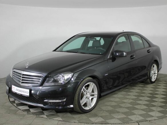 2012 Mercedes-Benz C-Класс 180 BlueEFFICIENCY III (W204) Рестайлинг, чёрный