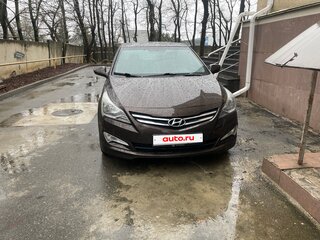 2016 Hyundai Solaris I Рестайлинг, коричневый, 1150000 рублей, вид 1