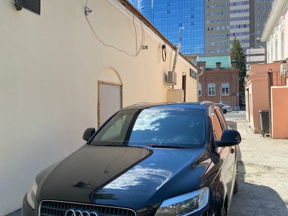 2008 Audi Q7 I (4L), чёрный, 1600000 рублей - вид 1