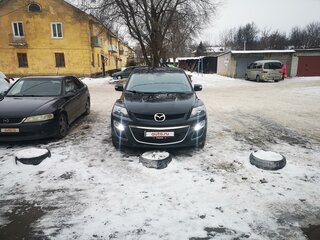 2010 Mazda CX-7 I Рестайлинг, чёрный, 1374000 рублей, вид 5