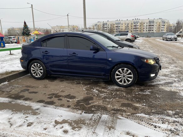 2008 Mazda 3 5-speed I (BK) Рестайлинг, синий - вид 3
