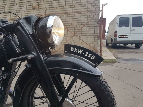 1942 DKW NZ 350, чёрный - вид 7