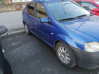 2007 Renault Logan I, синий, 169000 рублей, вид 2