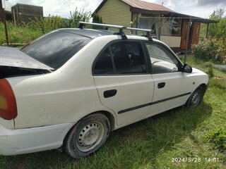 2004 Hyundai Accent ТагАЗ II, серебристый, 350000 рублей, вид 2