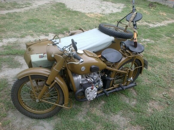 1947 Урал M-72, зелёный - вид 2