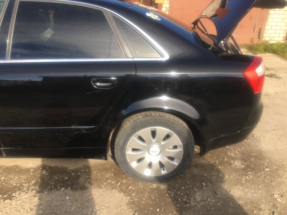 2004 Audi A4 II (B6), чёрный, 300000 рублей - вид 7