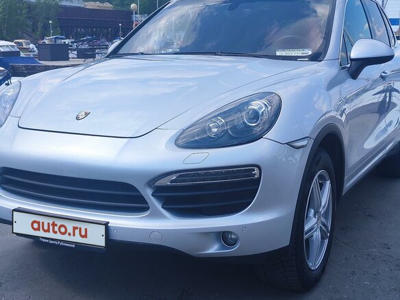 2010 Porsche Cayenne S II (958), серебристый - вид 12