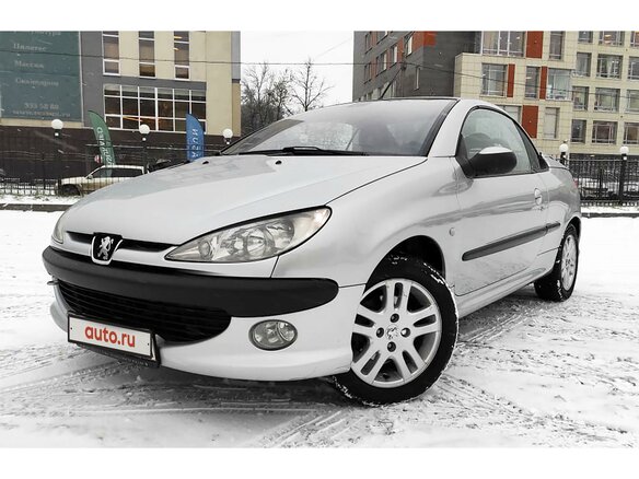 2003 Peugeot 206, серебристый