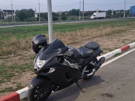 2009 Suzuki GSX 1300 R Hayabusa, чёрный, 1250000 рублей, вид 3
