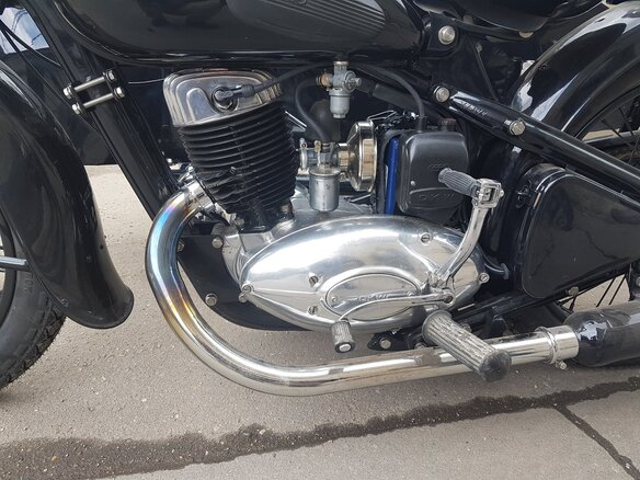1942 DKW NZ 350, чёрный - вид 5