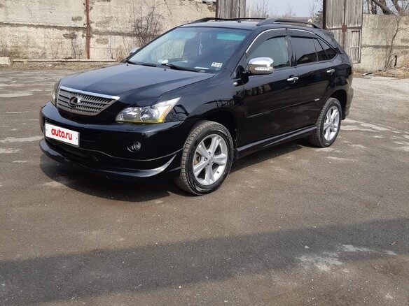 2008 Lexus RX 400h II Рестайлинг, чёрный, 1400000 рублей - вид 2