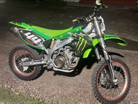 2008 Kawasaki KLX 450, зелёный, 350000 рублей, вид 3