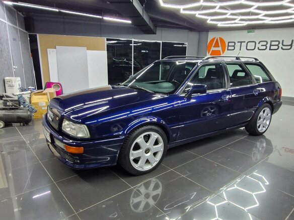 1994 Audi 80 V (B4), синий, 1110000 рублей - вид 1