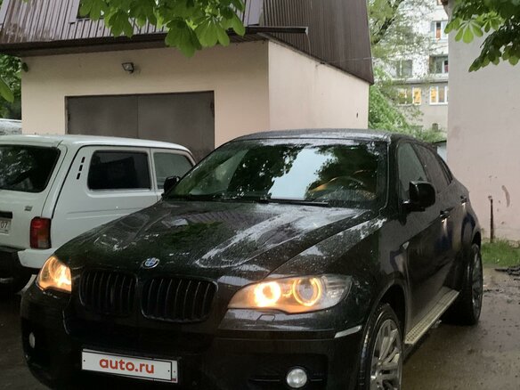 2008 BMW X6 50i 6-speed I (E71), чёрный, 1950000 рублей