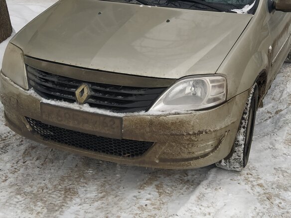 2011 Renault Logan I Рестайлинг, бежевый