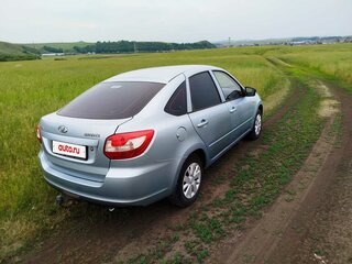 2015 Lada (ВАЗ) Granta I, голубой, 325000 рублей, вид 4